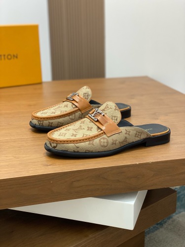 Men L*ouis V*uitton Top Slippers (arrenfashion)