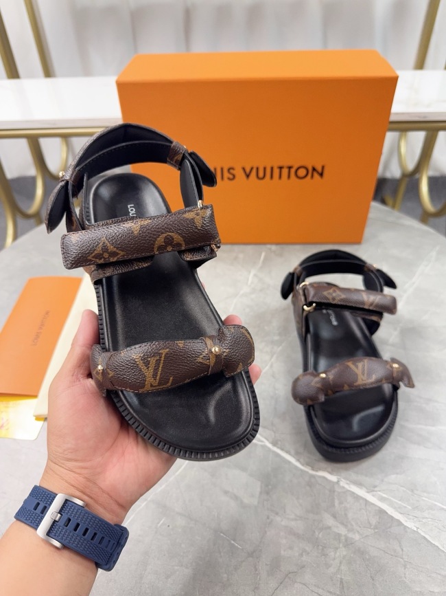 Free shipping arrenfashion Women L*ouis V*uitton Top Sandals