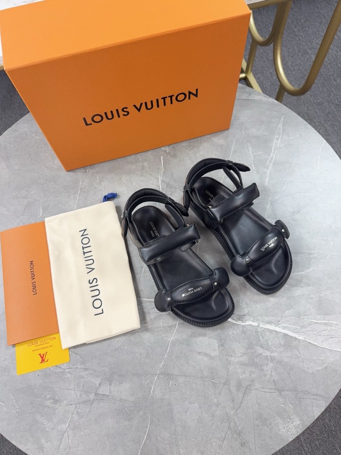 Free shipping arrenfashion Women L*ouis V*uitton Top Sandals