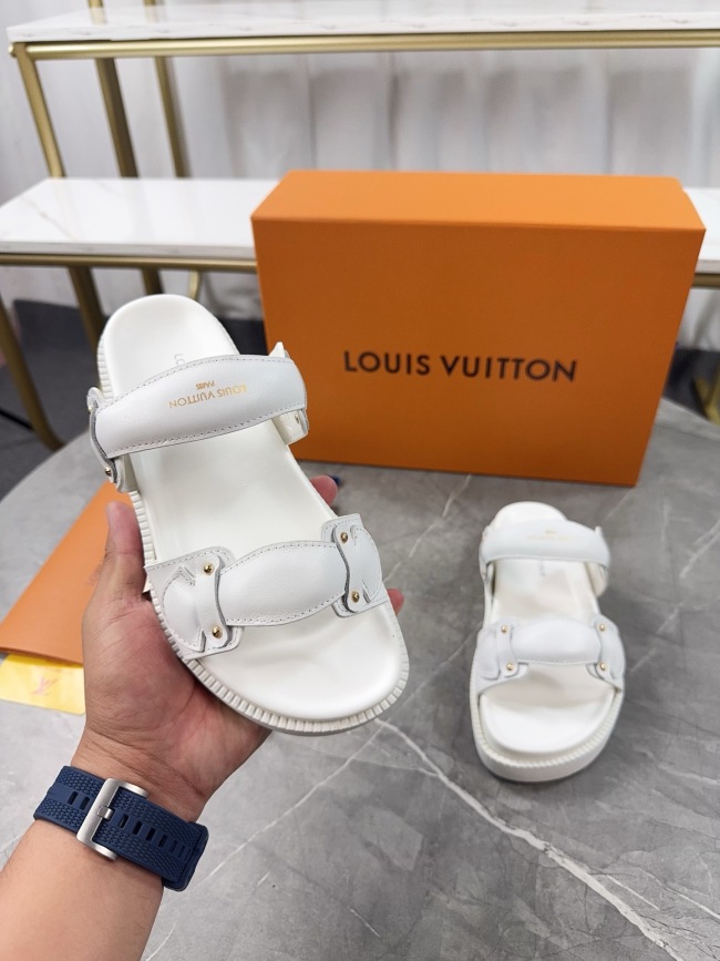 Free shipping arrenfashion Women L*ouis V*uitton Top Sandals