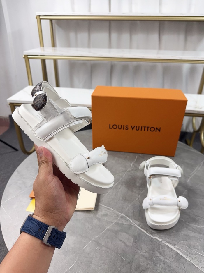 Free shipping arrenfashion Women L*ouis V*uitton Top Sandals