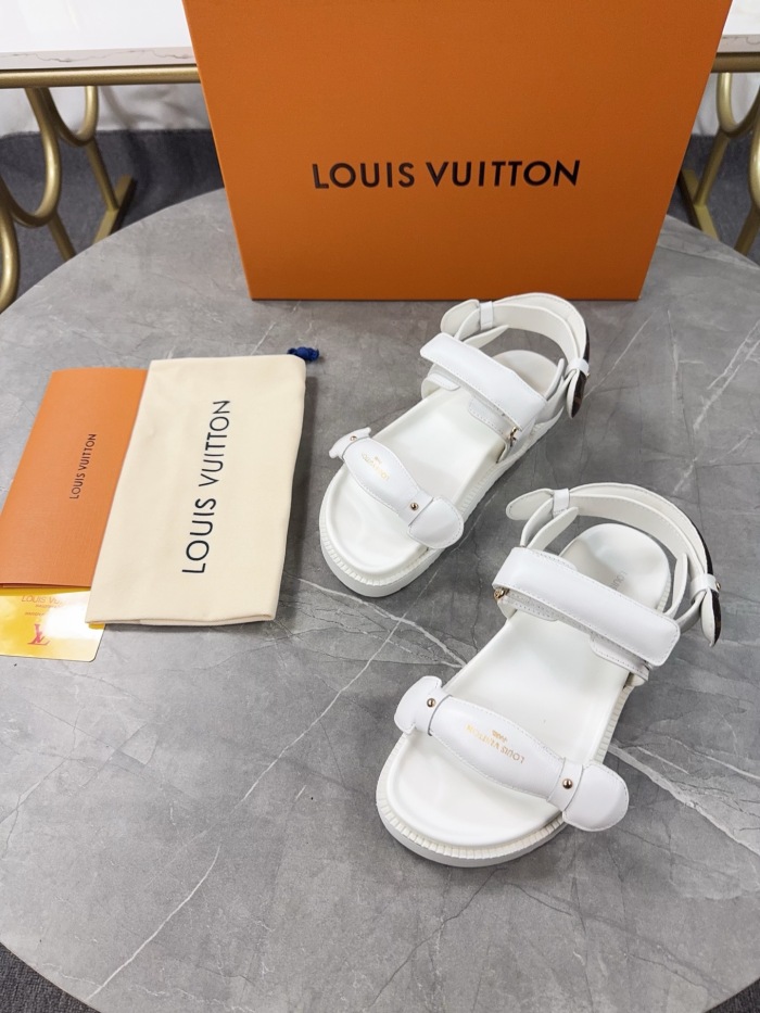 Free shipping arrenfashion Women L*ouis V*uitton Top Sandals