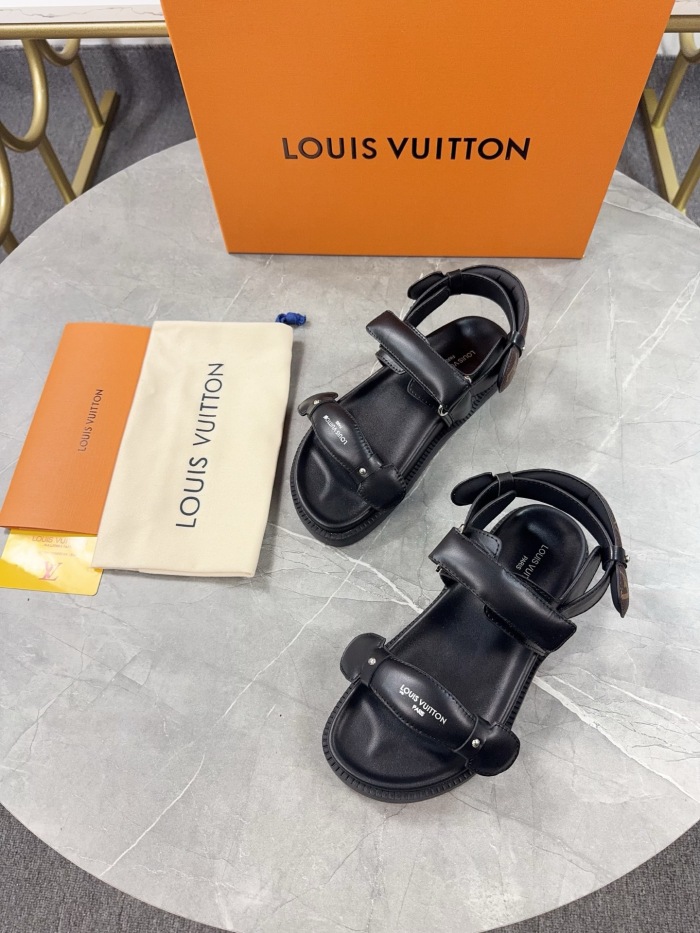 Free shipping arrenfashion Women L*ouis V*uitton Top Sandals