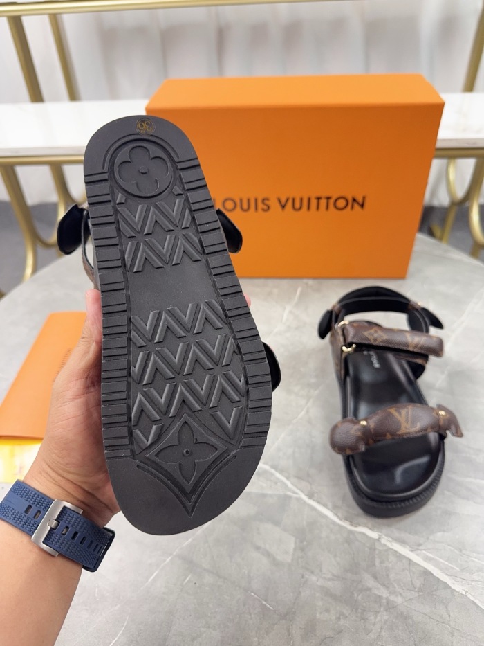 Free shipping arrenfashion Women L*ouis V*uitton Top Sandals