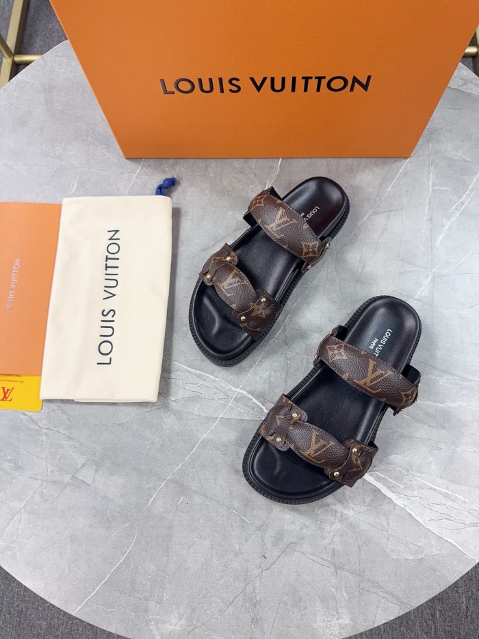 Free shipping arrenfashion Women L*ouis V*uitton Top Sandals