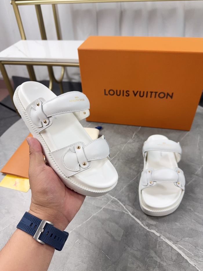 Free shipping arrenfashion Women L*ouis V*uitton Top Sandals