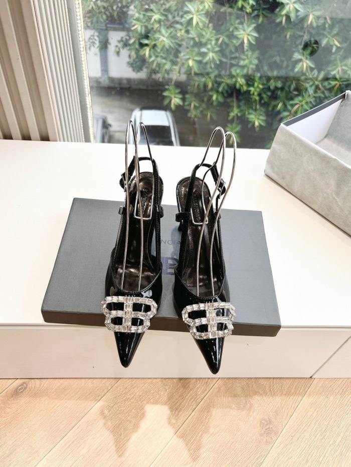 Free shipping arrenfashion Women B*lenciaga Top Sandals