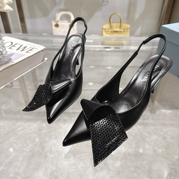 Free shipping arrenfashion Women P*rada Top Quality Sandals