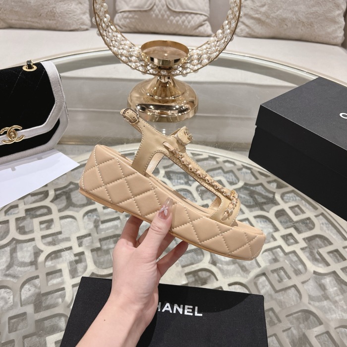 Free shipping arrenfashion Women C*hanel  Sandals   ( Maikesneakers)