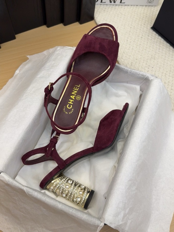 Free shipping arrenfashion Women C*hanel  Sandals   ( Maikesneakers)