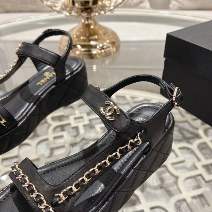 Free shipping arrenfashion Women C*hanel  Sandals   ( Maikesneakers)