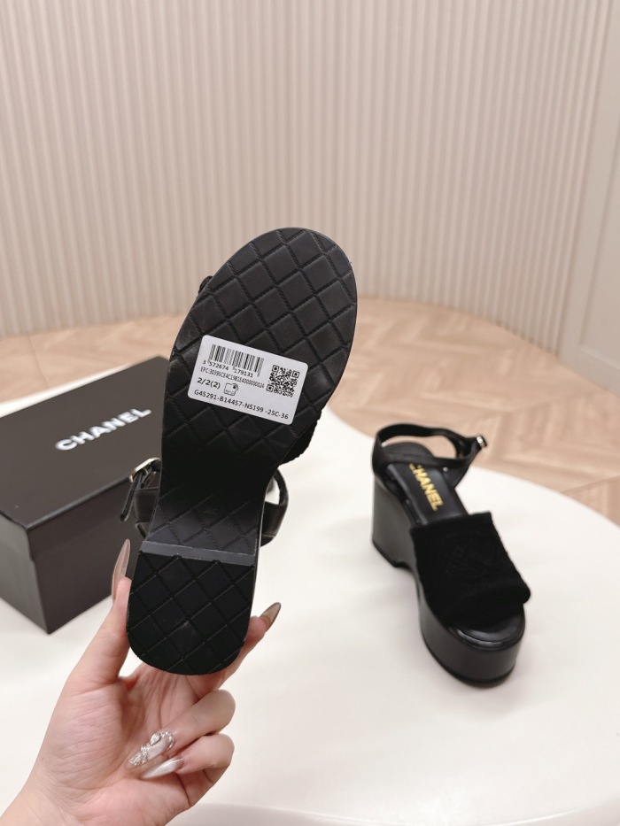 Free shipping arrenfashion Women C*hanel  Sandals   ( Maikesneakers)