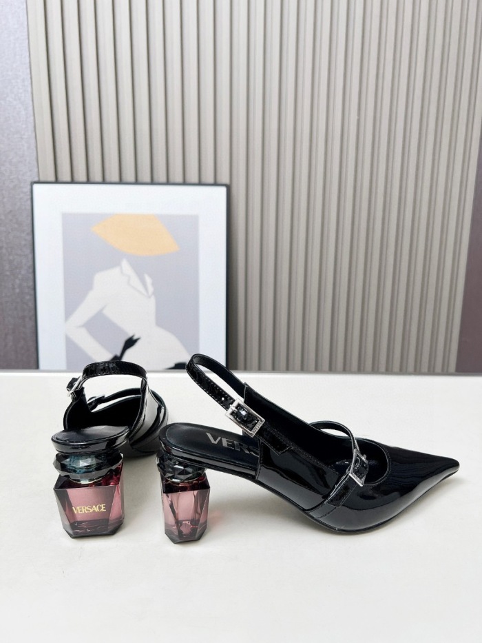 Free shipping arrenfashion Women V*ersace Top Sandals