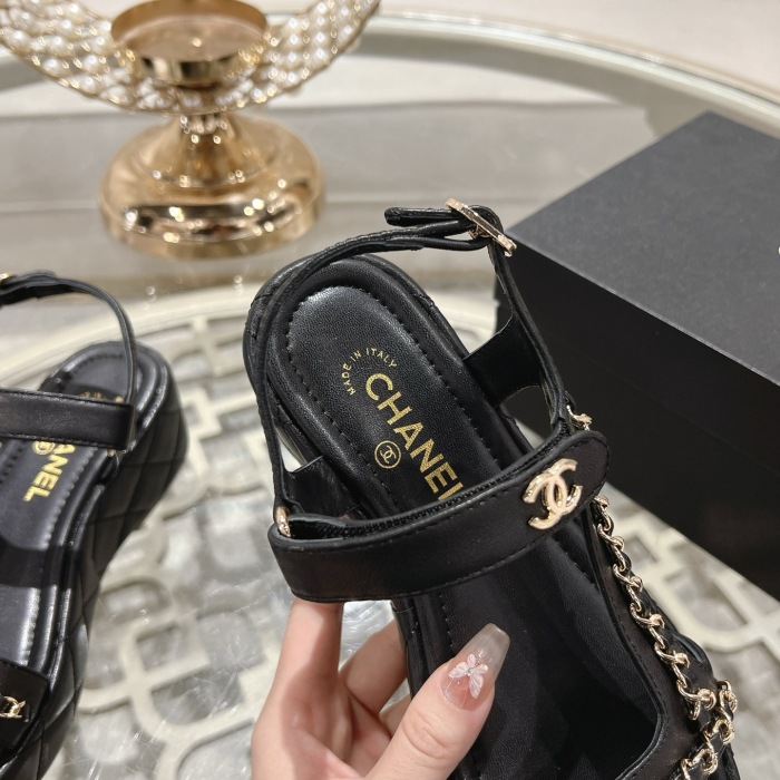 Free shipping arrenfashion Women C*hanel  Sandals   ( Maikesneakers)