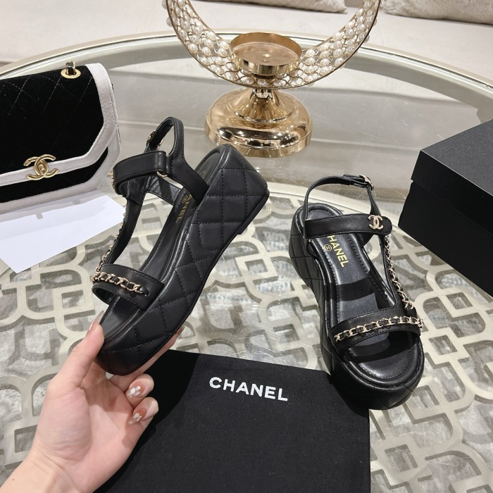 Free shipping arrenfashion Women C*hanel  Sandals   ( Maikesneakers)