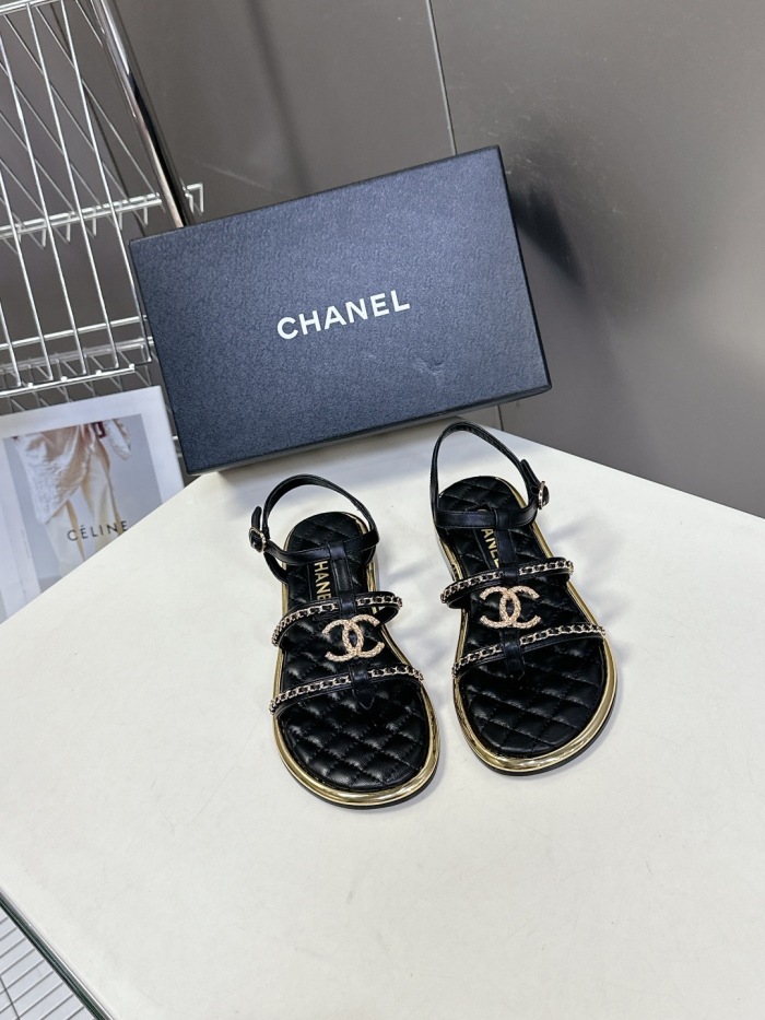 Free shipping arrenfashion Women C*hanel  Sandals   ( Maikesneakers)