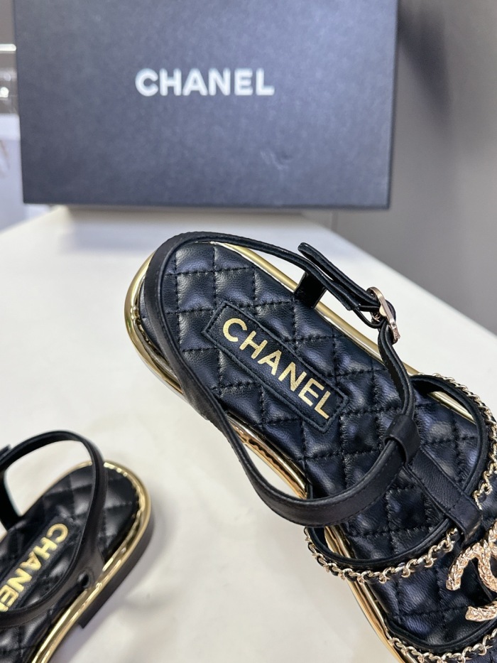 Free shipping arrenfashion Women C*hanel  Sandals   ( Maikesneakers)