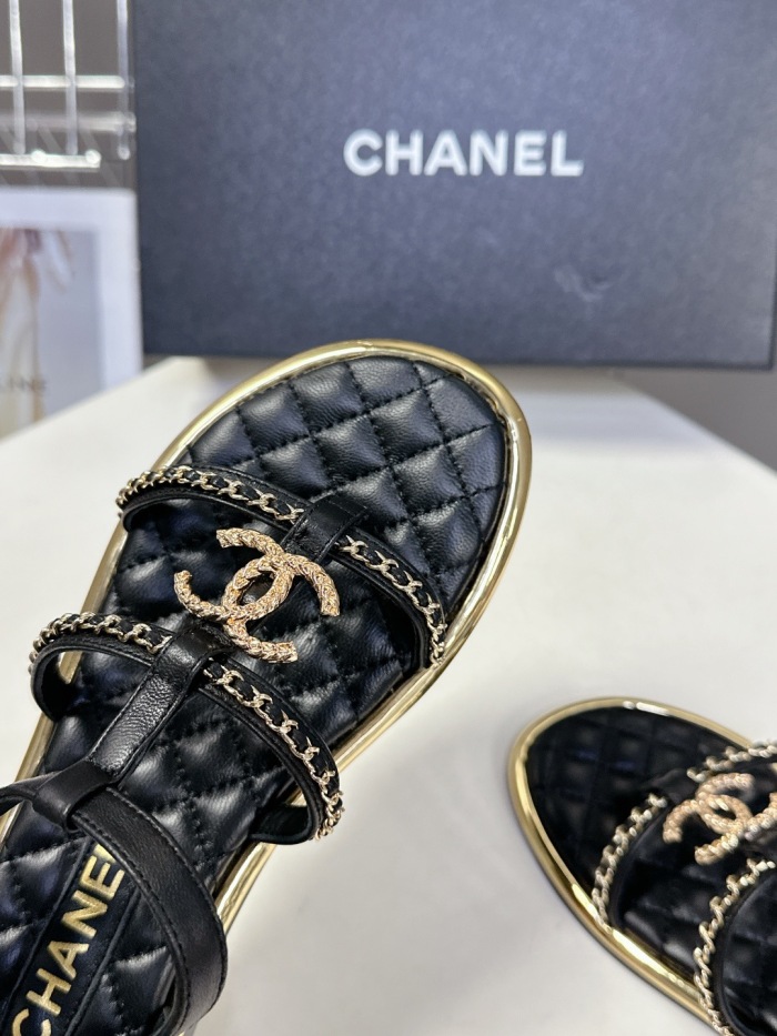 Free shipping arrenfashion Women C*hanel  Sandals   ( Maikesneakers)