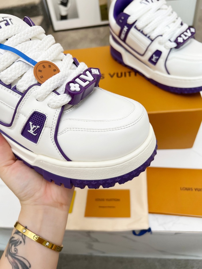 Men  Women  L*ouis V*uitton   Top Sneaker L*V Trainer size 35-46