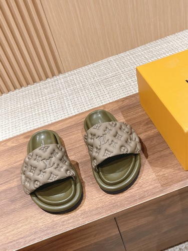 Women Men L*ouis V*uitton Slides Top Sneaker L*V Sandals