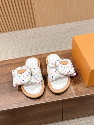 Women Men L*ouis V*uitton Slides Top Sneaker L*V Sandals