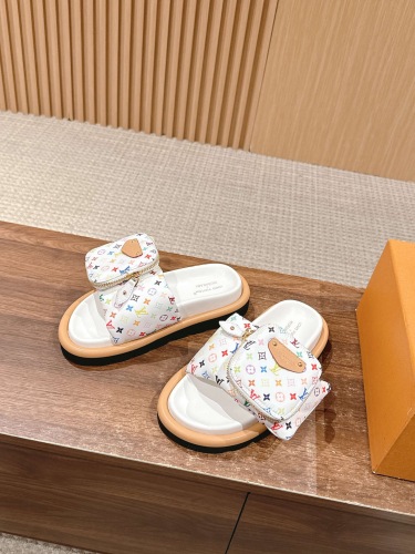 Women Men L*ouis V*uitton Slides Top Sneaker L*V Sandals