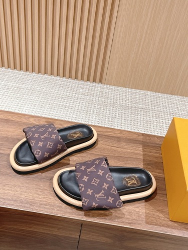 Women Men L*ouis V*uitton Slides Top Sneaker L*V Sandals