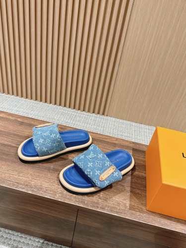 Women Men L*ouis V*uitton Slides Top Sneaker L*V Sandals