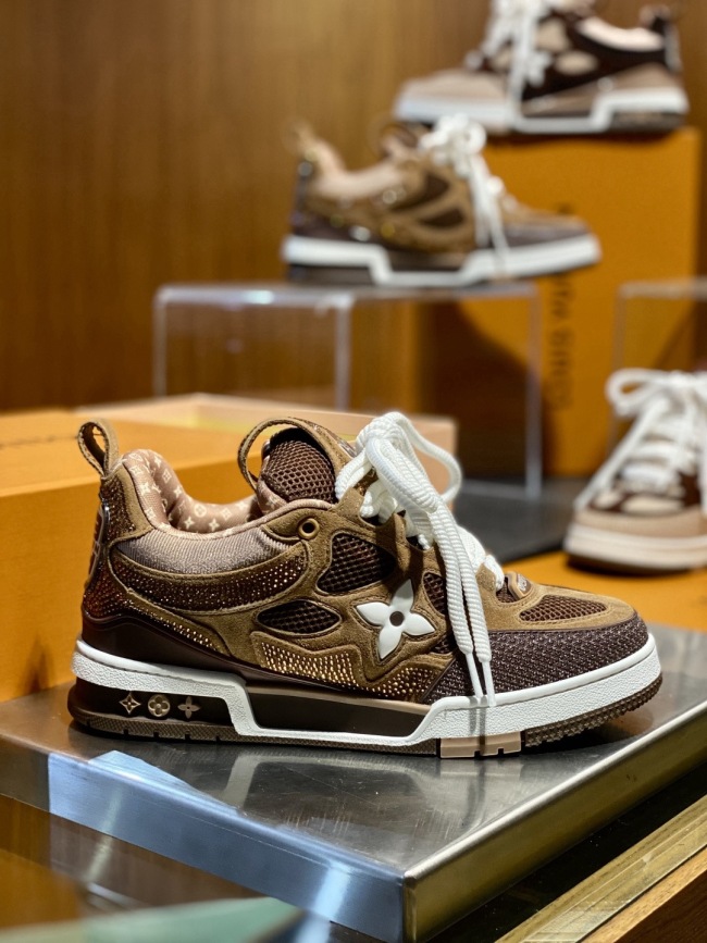Men  Women  L*ouis V*uitton skate   Top Sneaker L*V Trainer size 35-46
