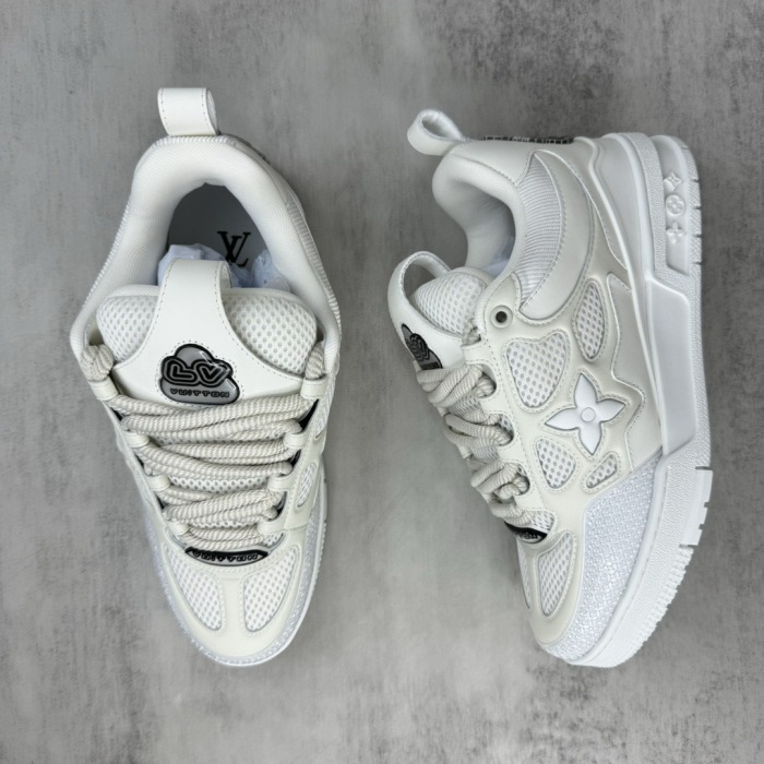 Men  Women  L*ouis V*uitton skate   Top Sneaker L*V Trainer size 35-46