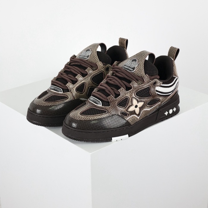 Men  Women  L*ouis V*uitton skate   Top Sneaker L*V Trainer size 35-46