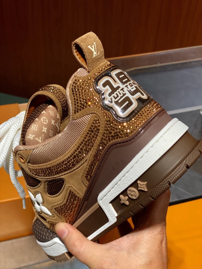 Men  Women  L*ouis V*uitton skate   Top Sneaker L*V Trainer size 35-46