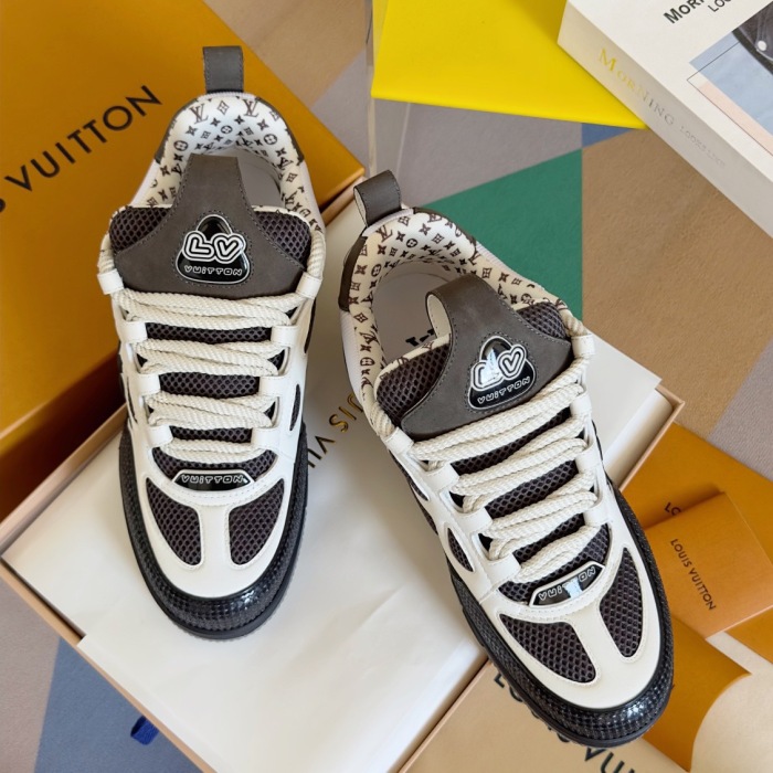 Men  Women  L*ouis V*uitton skate   Top Sneaker L*V Trainer size 35-46