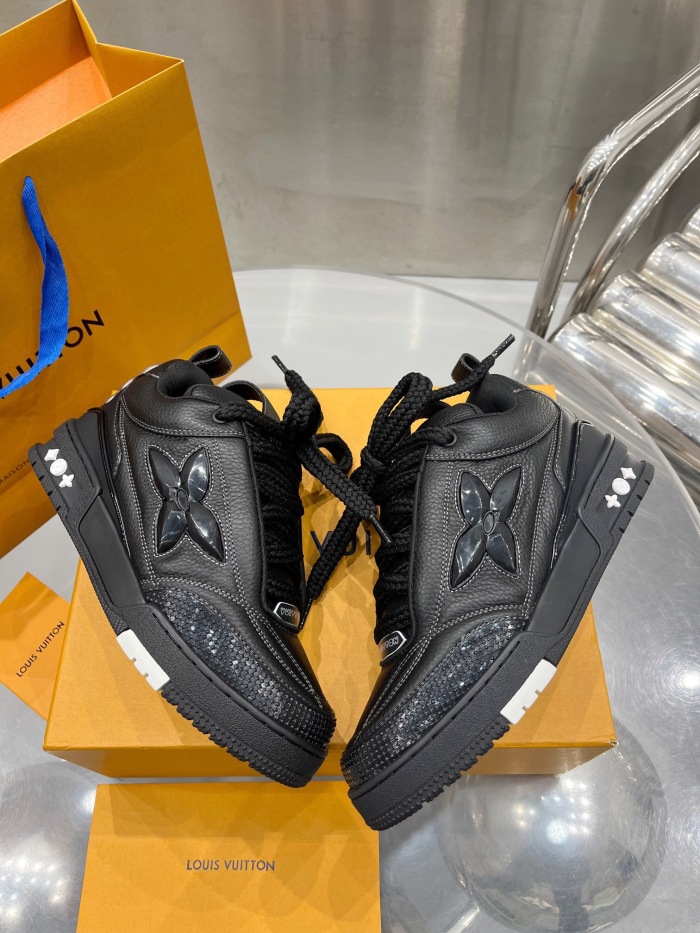 Men  Women  L*ouis V*uitton skate   Top Sneaker L*V Trainer size 35-46
