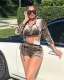 Solid Color Velvet Cropped Hoodies + Shorts