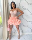Party Beaded Sexy Tutu Dress