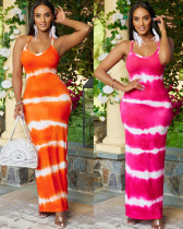 Wholesale Casual Print Long Tank Dress