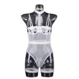 Sexy See Through Mesh Hollow Out Bodysuit Lingerie