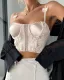 Y2K Lace-breasted Butterfly High-end Vest