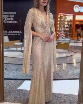 party sequin loose sexy evening dress