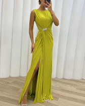 Party Pleated Loose Women's Evening Dress