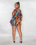 Autumn and winter fashionable printed casual rompers jumpsuit