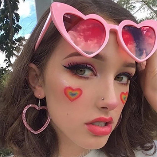 Heart beach sunglasses