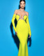 Bandage dress fashion sexy rhinestone party evening dress