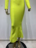 Bandage dress fashion sexy rhinestone party evening dress