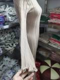 Sexy backless women's ruffled long-sleeved knitted maxi dress