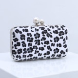 Leopard Print Evening Bag Fashion Women's Handbag Clutch Bag