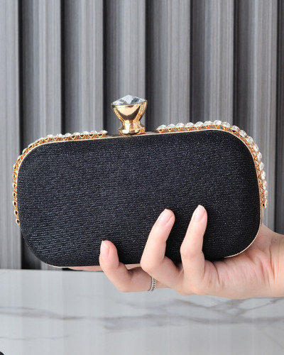 Evening bag high-end cross-body diamond-encrusted hand shoulder bag for women