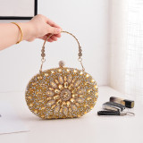 Sunflower evening bag fashionable banquet clutch bag diamond party bag