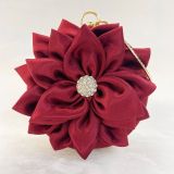 Flower banquet dinner bag women's handheld evening bag crossbody bag